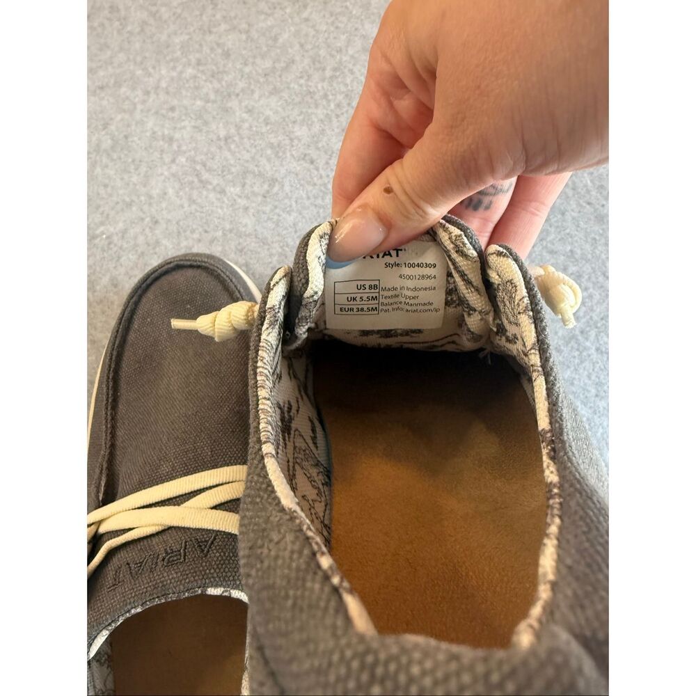 Ariat Hilo casual loafer slip-on shoes 8 - Picture 7 of 7